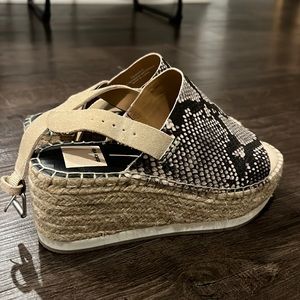 Dolce Vita Snakeskin wedges